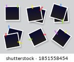 blank instant photo frame set... | Shutterstock .eps vector #1851558454