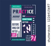 practice gratitude text frame... | Shutterstock .eps vector #1226415697