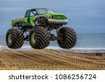 Airborne Monster Truck At The...