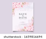 cherry blossom wedding and... | Shutterstock .eps vector #1659816694
