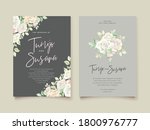 beautiful wedding invitation... | Shutterstock .eps vector #1800976777