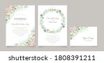 watercolor hydrangea flowers... | Shutterstock .eps vector #1808391211
