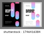 poster layout design with... | Shutterstock .eps vector #1746416384