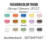 fashion color trend spring  ... | Shutterstock .eps vector #2073457427