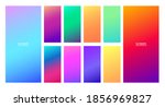 vibrant and neon soft gradient... | Shutterstock .eps vector #1856969827