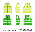 safety reflective vest icon... | Shutterstock .eps vector #2033703281