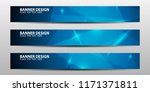 abstract banner design with... | Shutterstock .eps vector #1171371811