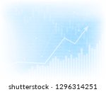 business candle stick graph... | Shutterstock . vector #1296314251