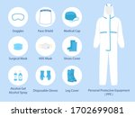 Set Of Ppe Personal Protective...