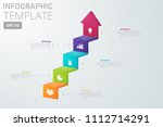 infographic template for... | Shutterstock .eps vector #1112714291