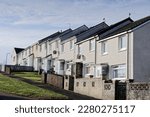Small photo of Council houses in poor estate with high populations and many social welfare issues