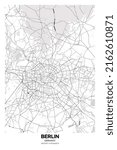 Poster Berlin   Germany Map....