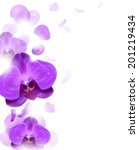 Floral Background Of Purple...