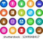 round color solid flat icon set ... | Shutterstock .eps vector #1249048417