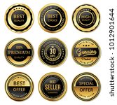 badge and labels quality product | Shutterstock .eps vector #1012901644