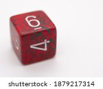Red And Green Six Sided Die...