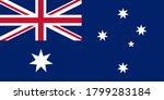 australia flag vector image.... | Shutterstock .eps vector #1799283184