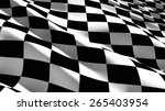 3d. Checkered Flag  Sports Race ...