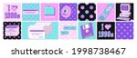 old computer aesthetic. sticker ... | Shutterstock .eps vector #1998738467