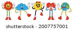 funny cartoon characters.... | Shutterstock .eps vector #2007757001