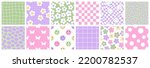 Y2k Seamless Patterns With...