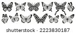butterfly tattoo art stickers....