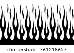 classic tribal hotrod muscle... | Shutterstock .eps vector #761218657