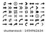 arrow icon. big set of vector... | Shutterstock .eps vector #1454962634
