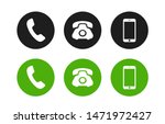 phone icon. call icon vector.... | Shutterstock .eps vector #1471972427