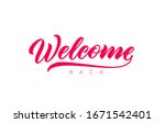 welcome back hand drawn... | Shutterstock .eps vector #1671542401