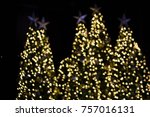 love bokeh on christmas day | Shutterstock . vector #757016131