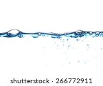 Water Wave With Air Bubbles