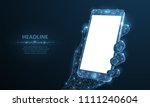 mobile phone. abstract... | Shutterstock .eps vector #1111240604