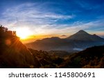 Golden Sunrise, Sikunir Hill, Dieng Plateau Central Java Indonesia