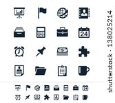 business and office icons | Shutterstock .eps vector #138025214