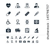 healthcare icons | Shutterstock .eps vector #145798757