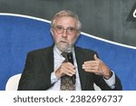 Small photo of Rio de Janeiro, September 25th, 2023.Paul Robin Krugman, economist and winner of the 2008 Nobel Prize, during FIDES 2023, held at the Windsor Hotel.