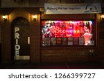 Small photo of NEW YORK- December 22 2018: The Stonewall Inn, site of the 1969 riots on Christopher St. President Obama designated the area around the iconic bar as the country