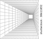 vector perspective lines | Shutterstock .eps vector #38611852
