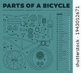 vector list of bike components... | Shutterstock .eps vector #1943012671