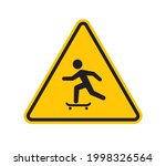 vector yellow triangle sign  ... | Shutterstock .eps vector #1998326564