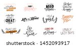 motivational typography poster... | Shutterstock .eps vector #1452093917