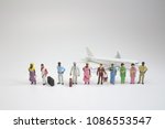 the  foreigner of traveller at... | Shutterstock . vector #1086553547