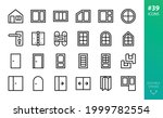 Windows And Doors Isolated Icon ...