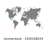 the map of mexico is... | Shutterstock .eps vector #1350108254