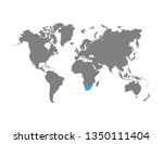 the map south africa of is... | Shutterstock .eps vector #1350111404