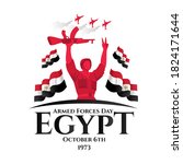 egypt holiday memorial day... | Shutterstock .eps vector #1824171644