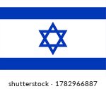 israel national flag. vector... | Shutterstock .eps vector #1782966887