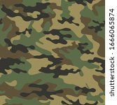  Seamless Pattern Of Military...