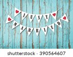 wedding invitation card.... | Shutterstock .eps vector #390564607